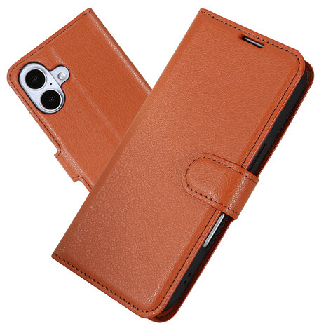 ShieldCase ShieldCase iPhone 17 étui bibliothèque en cuir (marron) ShieldCase ShieldCase iPhone 17 étui bibliothèque en cuir (marron)