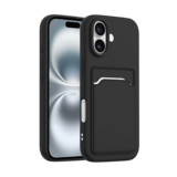ShieldCase iPhone 17 coque en silicone porte carte (noir)