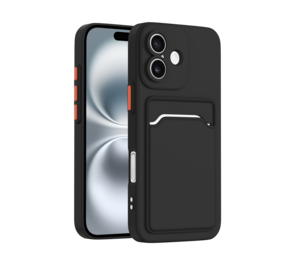 ShieldCase iPhone 17 Back cover avec porte carte (noir)