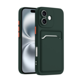ShieldCase iPhone 17 Back cover avec porte carte (vert foncé)