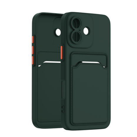 ShieldCase ShieldCase iPhone 17 Back cover avec porte carte (vert foncé) ShieldCase ShieldCase iPhone 17 Back cover avec porte carte (vert foncé)