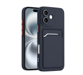 ShieldCase iPhone 17 Back cover avec porte carte (bleu foncé)