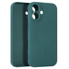 ShieldCase ShieldCase Coque arrière MagSafe en silicone pour iPhone 17 (vert foncé) ShieldCase ShieldCase Coque arrière MagSafe en silicone pour iPhone 17 (vert foncé)