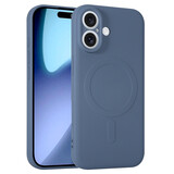 ShieldCase Coque arrière MagSafe en silicone pour iPhone 17 (gris)