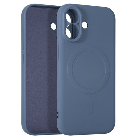 ShieldCase ShieldCase Coque arrière MagSafe en silicone pour iPhone 17 (gris) ShieldCase ShieldCase Coque arrière MagSafe en silicone pour iPhone 17 (gris)