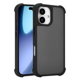 Coverzs Coque antichoc mate iPhone 17 (noir)