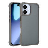 Coverzs Coque antichoc mate iPhone 17 (gris)