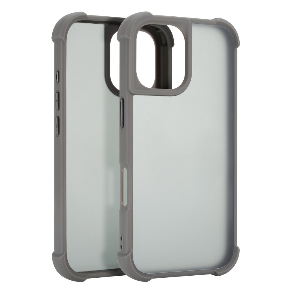 Coverzs Coverzs Coque antichoc mate iPhone 17 (gris) Coverzs Coverzs Coque antichoc mate iPhone 17 (gris)