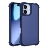 Coverzs Coque antichoc mate iPhone 17 (bleu foncé)