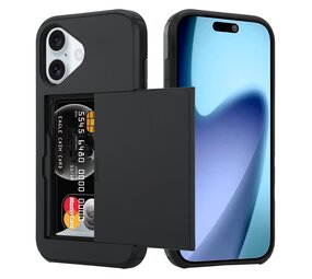 ShieldCase iPhone 17 coque porte-cartes avec curseur (noir)