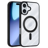 ShieldCase Coque MagSafe pour iPhone 17 avec bord coloré (noir)