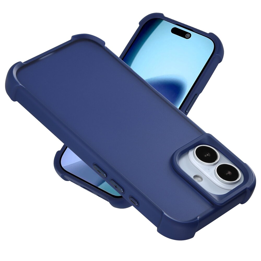 Coverzs Coverzs Coque antichoc mate iPhone 17 (bleu foncé) Coverzs Coverzs Coque antichoc mate iPhone 17 (bleu foncé)