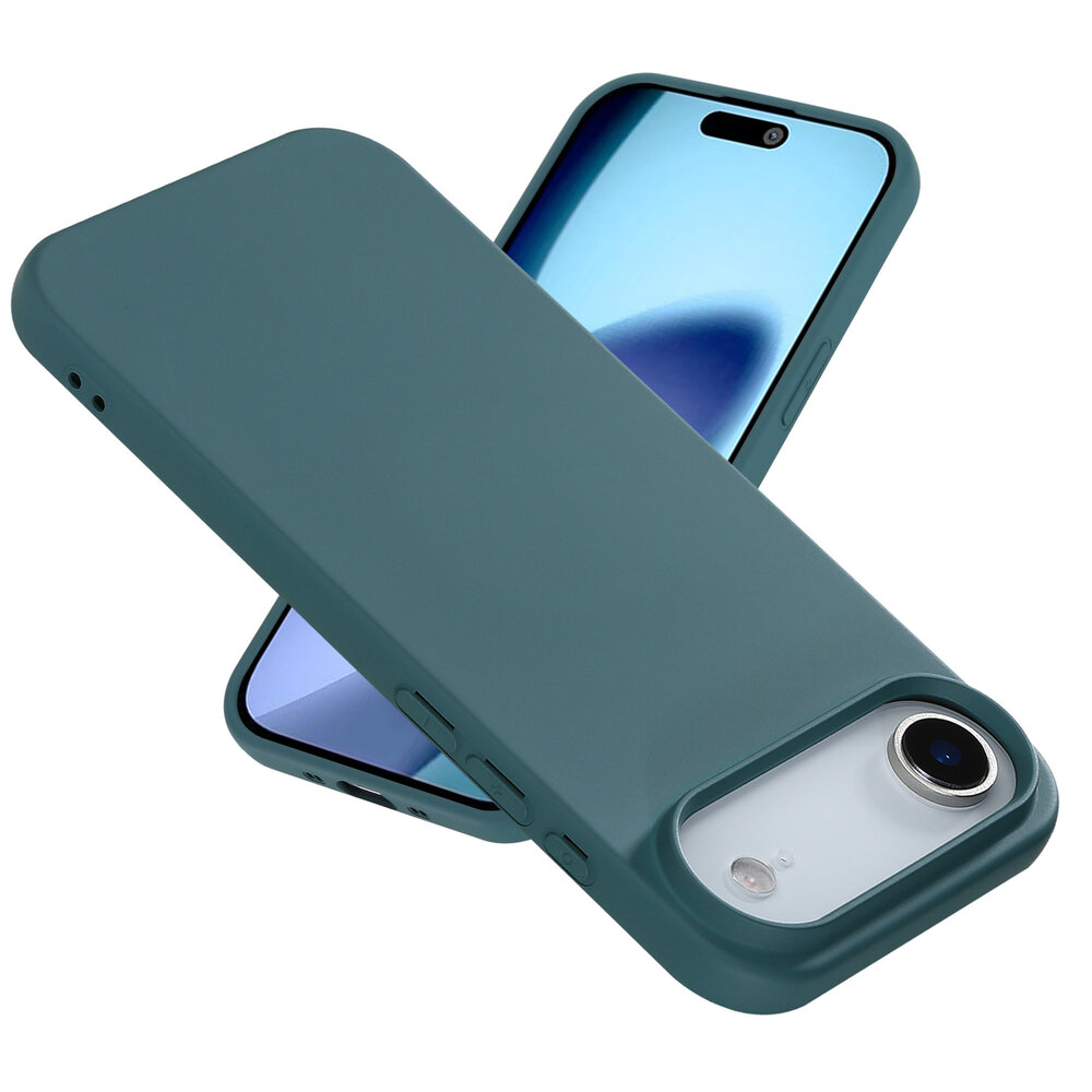 ShieldCase ShieldCase iPhone Air coque en silicone (vert foncé)