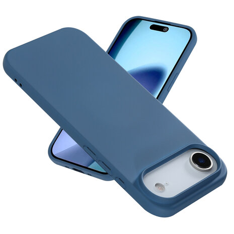 ShieldCase ShieldCase iPhone Air coque en silicone (bleu foncé)