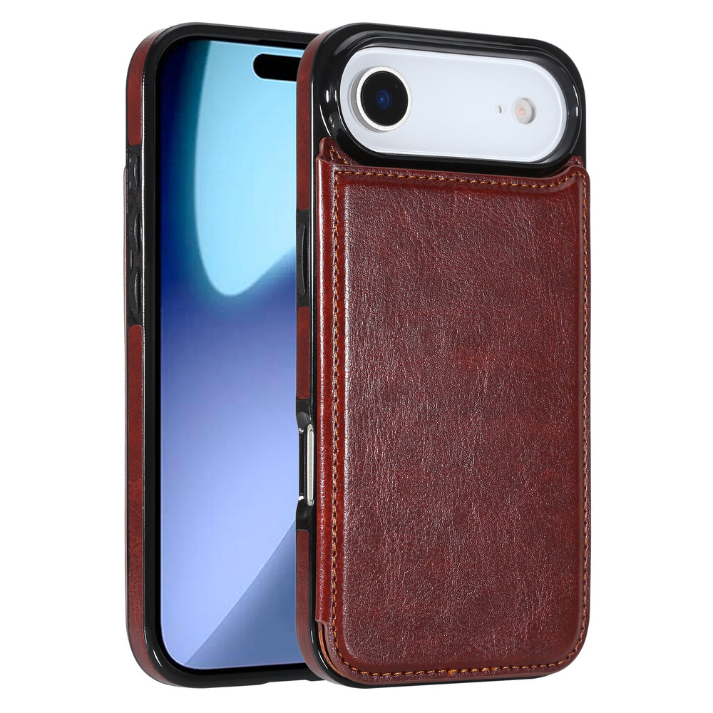 ShieldCase ShieldCase iPhone Air étui portefeuille (marron) ShieldCase ShieldCase iPhone Air étui portefeuille (marron)