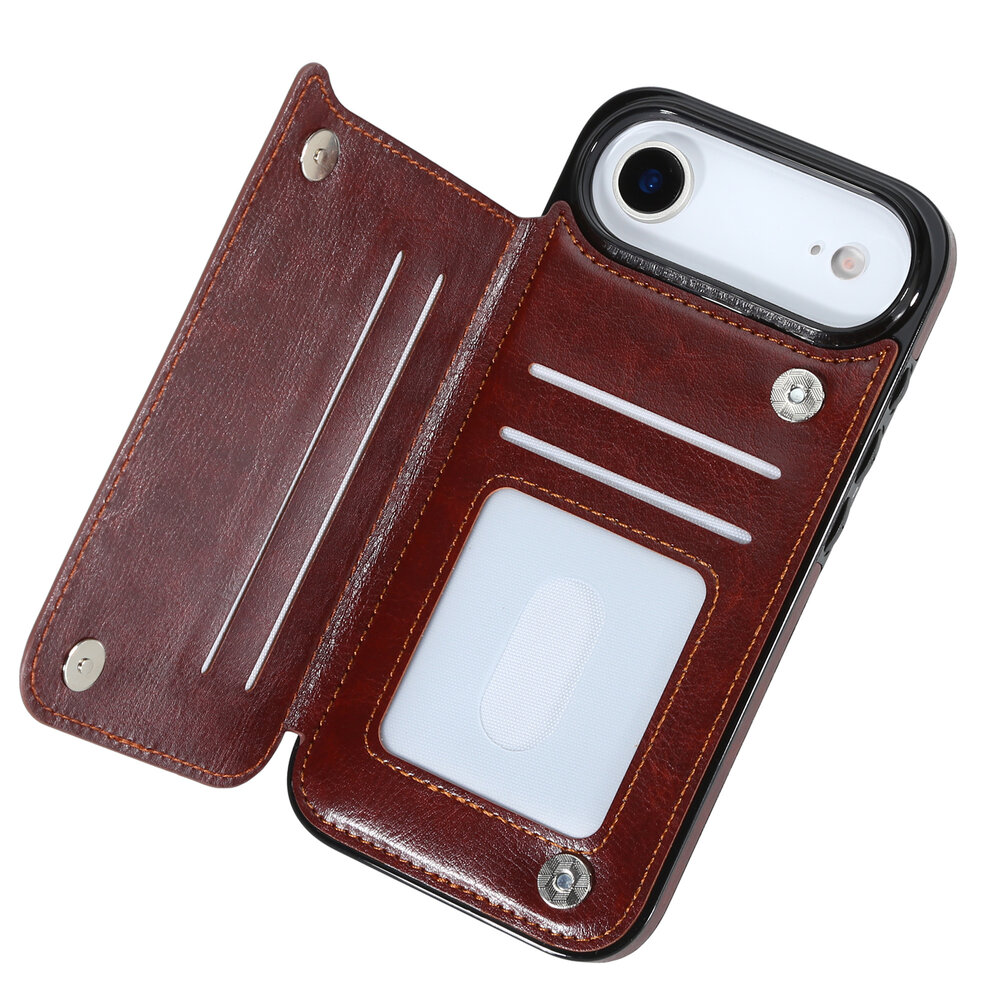 ShieldCase ShieldCase iPhone Air étui portefeuille (marron) ShieldCase ShieldCase iPhone Air étui portefeuille (marron)