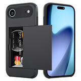 ShieldCase iPhone Air coque porte-cartes avec curseur (noir) ShieldCase iPhone Air coque porte-cartes avec curseur (noir)