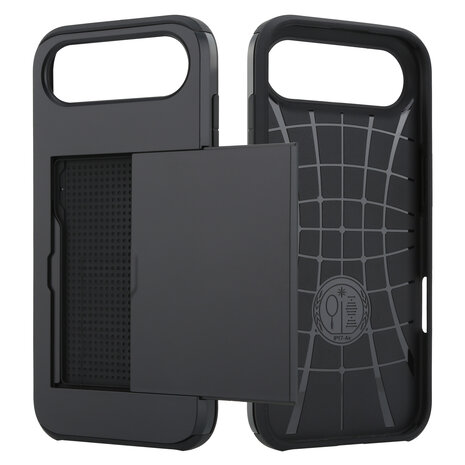 ShieldCase ShieldCase iPhone Air coque porte-cartes avec curseur (noir) ShieldCase ShieldCase iPhone Air coque porte-cartes avec curseur (noir)