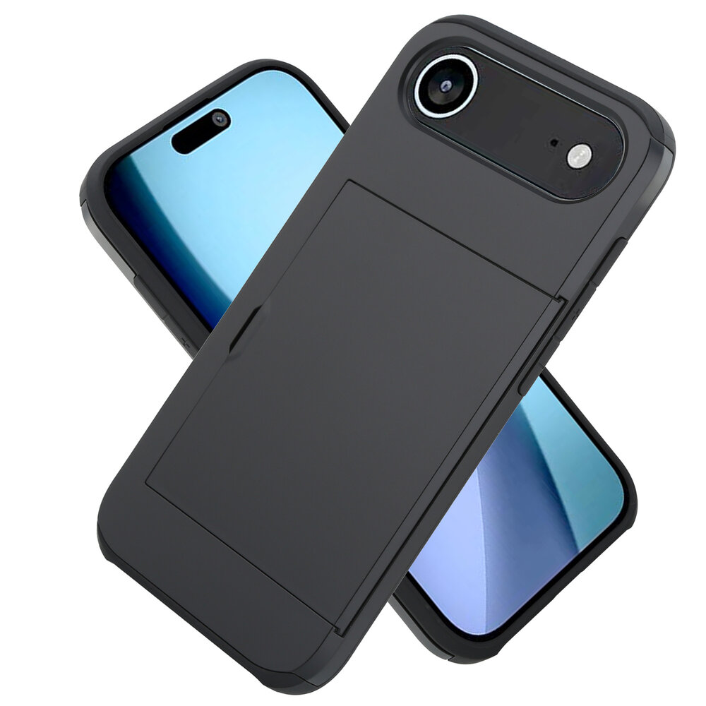 ShieldCase ShieldCase iPhone Air coque porte-cartes avec curseur (noir) ShieldCase ShieldCase iPhone Air coque porte-cartes avec curseur (noir)