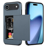 ShieldCase iPhone Air coque porte-cartes avec curseur (bleu foncé) ShieldCase iPhone Air coque porte-cartes avec curseur (bleu foncé)