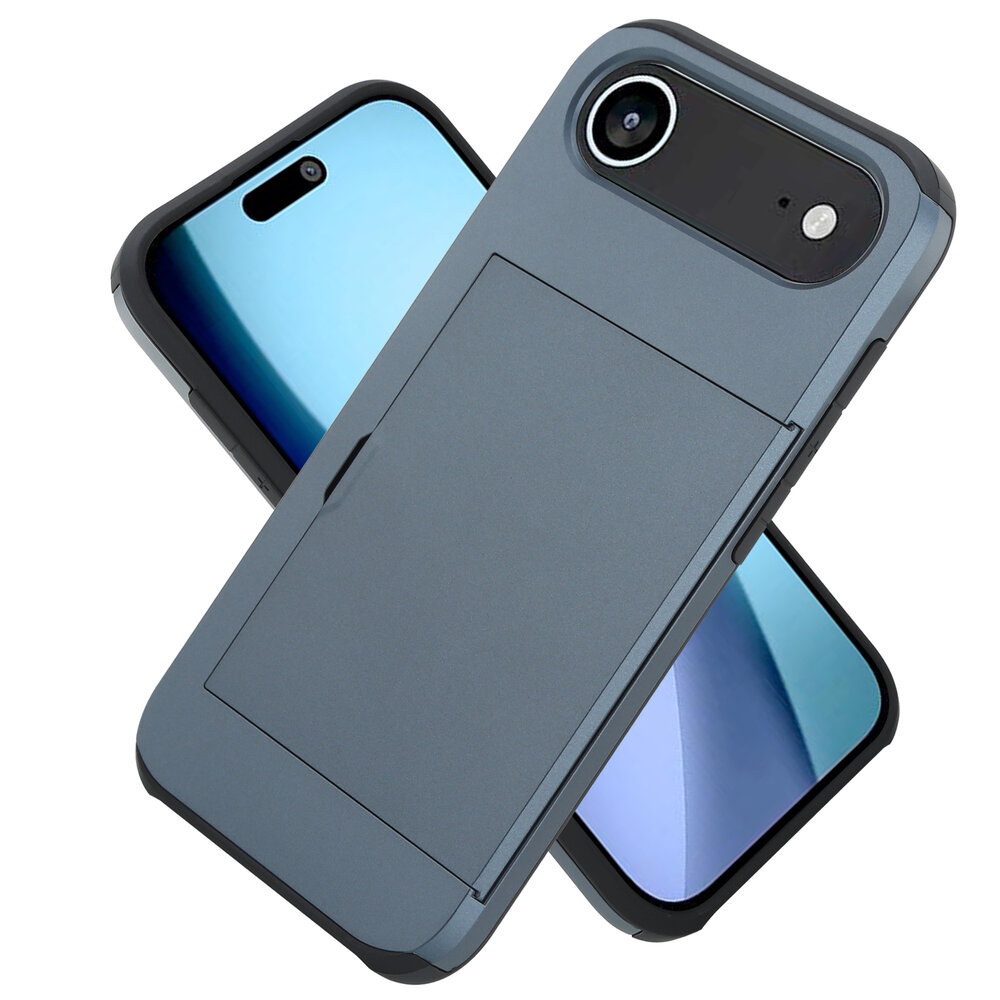 ShieldCase ShieldCase iPhone Air coque porte-cartes avec curseur (bleu foncé) ShieldCase ShieldCase iPhone Air coque porte-cartes avec curseur (bleu foncé)