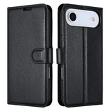 ShieldCase iPhone Air étui bibliothèque en cuir (noir)