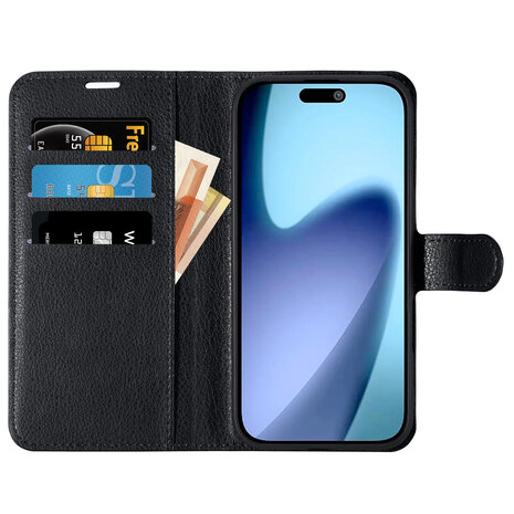 ShieldCase ShieldCase iPhone Air étui bibliothèque en cuir (noir) ShieldCase ShieldCase iPhone Air étui bibliothèque en cuir (noir)