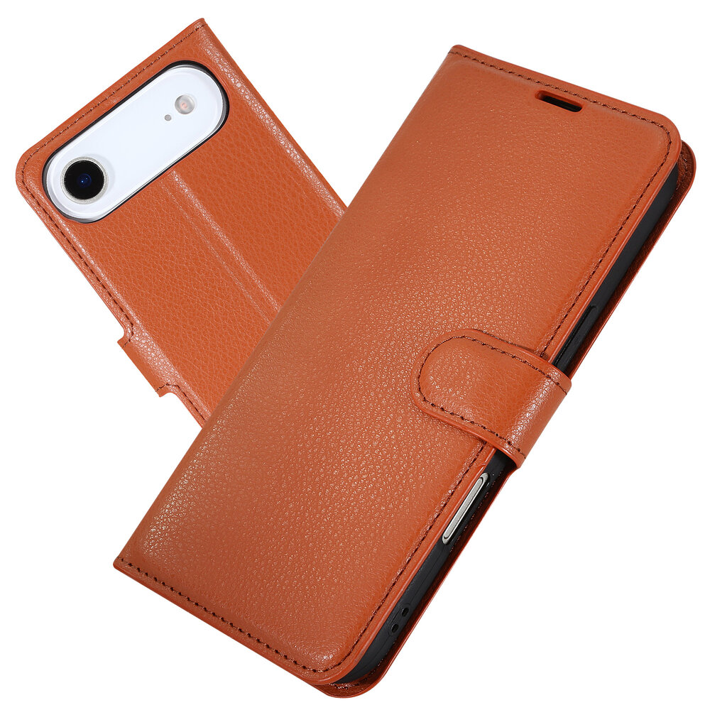ShieldCase ShieldCase iPhone Air étui bibliothèque en cuir (marron) ShieldCase ShieldCase iPhone Air étui bibliothèque en cuir (marron)
