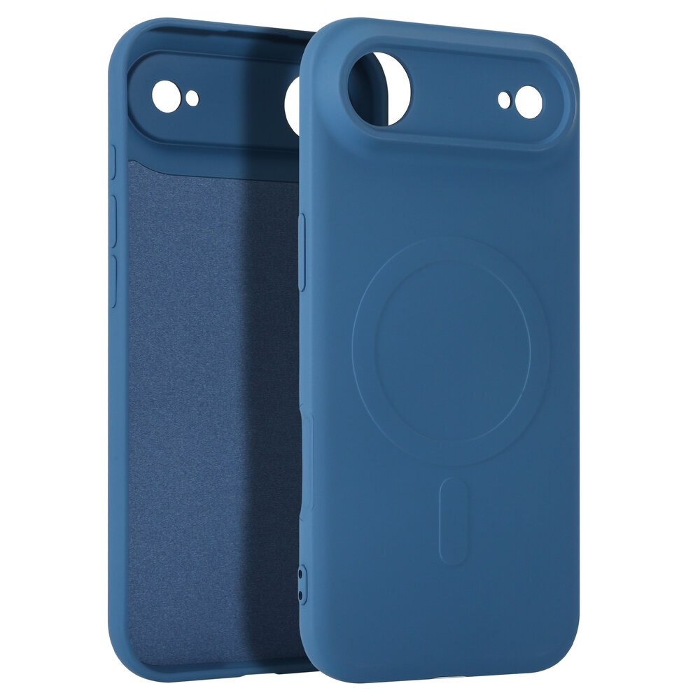 ShieldCase ShieldCase Coque arrière MagSafe en silicone pour iPhone Air (bleu foncé) ShieldCase ShieldCase Coque arrière MagSafe en silicone pour iPhone Air (bleu foncé)