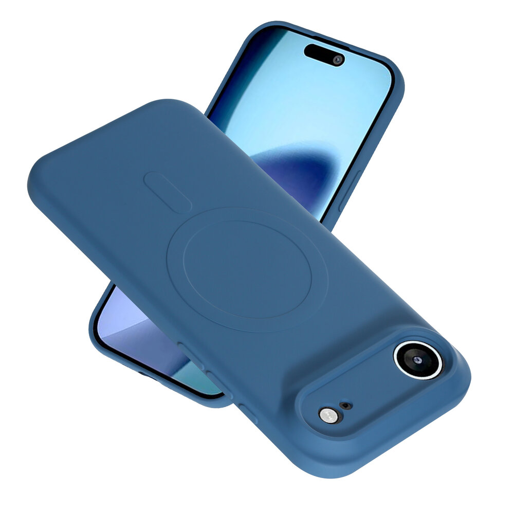 ShieldCase ShieldCase Coque arrière MagSafe en silicone pour iPhone Air (bleu foncé) ShieldCase ShieldCase Coque arrière MagSafe en silicone pour iPhone Air (bleu foncé)