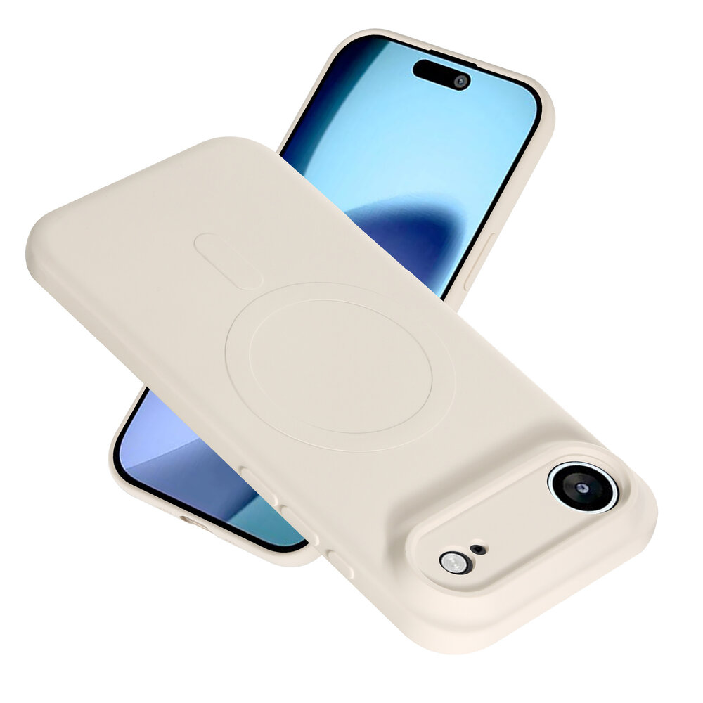 ShieldCase ShieldCase Coque arrière MagSafe en silicone pour iPhone Air (beige) ShieldCase ShieldCase Coque arrière MagSafe en silicone pour iPhone Air (beige)