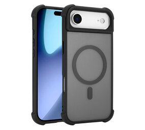 Coverzs Coque antichoc mate avec MagSafe iPhone Air (noir)