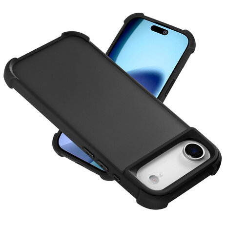 Coverzs Coverzs Coque antichoc mate iPhone Air (noir) Coverzs Coverzs Coque antichoc mate iPhone Air (noir)