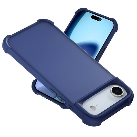 Coverzs Coverzs Coque antichoc mate iPhone Air (bleu foncé) Coverzs Coverzs Coque antichoc mate iPhone Air (bleu foncé)