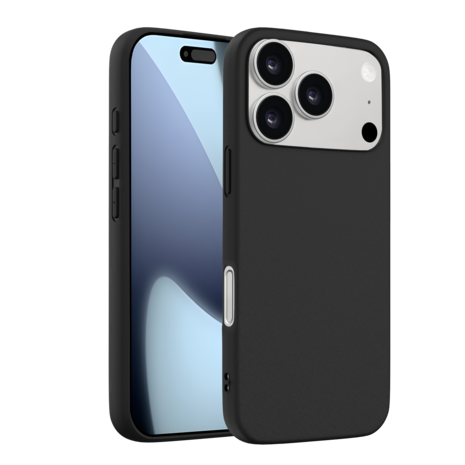 Ceezs Ceezs coque en silicone iPhone 17 Pro (noir)