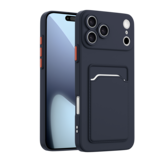 ShieldCase iPhone 17 Pro Back cover avec porte carte (bleu foncé)