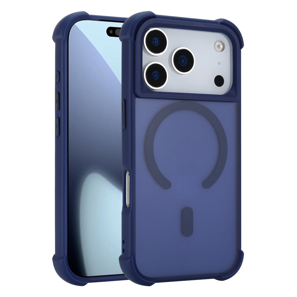 Coverzs Coverzs Coque antichoc mate avec MagSafe iPhone 17 Pro (bleu foncé) Coverzs Coverzs Coque antichoc mate avec MagSafe iPhone 17 Pro (bleu foncé)