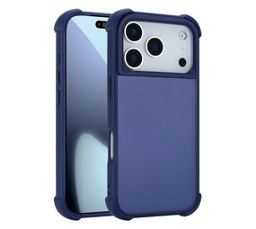 Coverzs Coque antichoc mate iPhone 17 Pro (bleu foncé)
