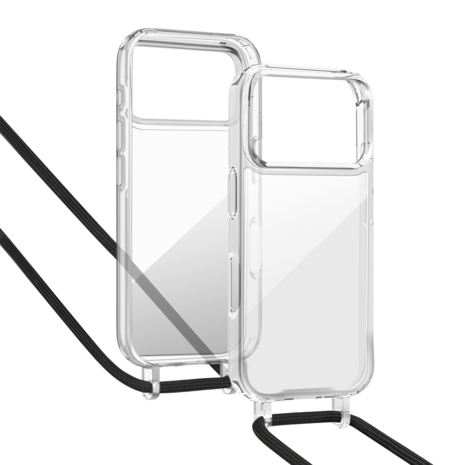 ShieldCase ShieldCase iPhone 17 Pro coque antichoc avec cordon (transparente) ShieldCase ShieldCase iPhone 17 Pro coque antichoc avec cordon (transparente)