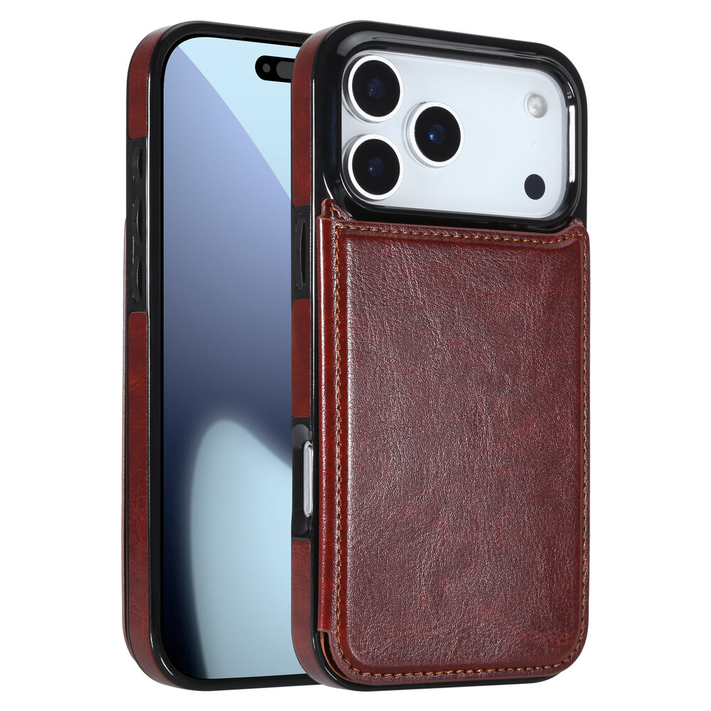 ShieldCase ShieldCase iPhone 17 Pro Max étui portefeuille (marron) ShieldCase ShieldCase iPhone 17 Pro Max étui portefeuille (marron)