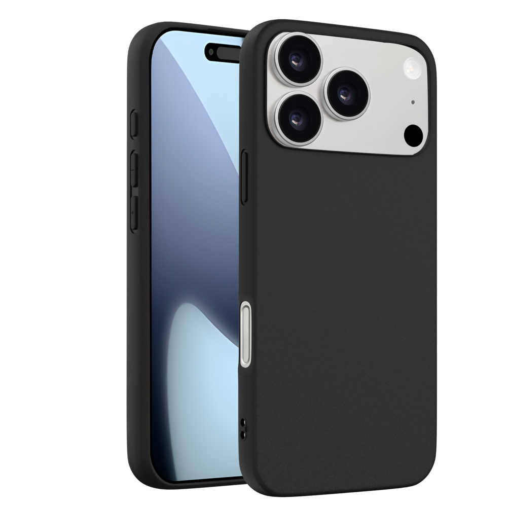 Ceezs Ceezs coque en silicone iPhone 17 Pro Max (noir)