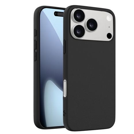 Ceezs Ceezs coque en silicone iPhone 17 Pro Max (noir)