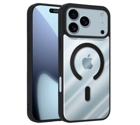 ShieldCase Coque MagSafe pour iPhone 17 Pro Max avec bord coloré (noir)