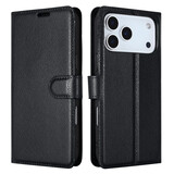 ShieldCase iPhone 17 Pro Max étui bibliothèque en cuir (noir)