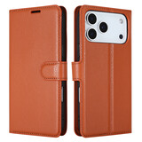 ShieldCase iPhone 17 Pro Max étui bibliothèque en cuir (marron)