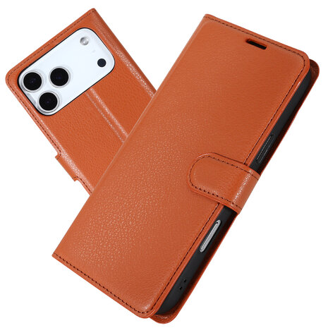 ShieldCase ShieldCase iPhone 17 Pro Max étui bibliothèque en cuir (marron) ShieldCase ShieldCase iPhone 17 Pro Max étui bibliothèque en cuir (marron)