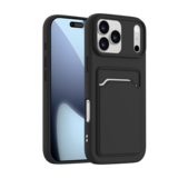 ShieldCase iPhone 17 Pro Max coque en silicone porte carte (noir)