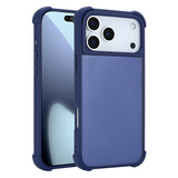 Coverzs Coque antichoc mate iPhone 17 Pro Max (bleu foncé)