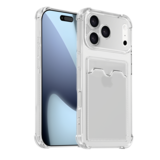 ShieldCase iPhone 17 Pro Max coque en TPU avec porte carte (transparente)
