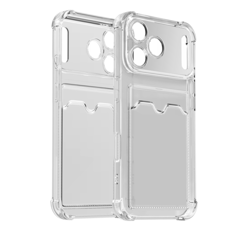 ShieldCase ShieldCase iPhone 17 Pro Max coque en TPU avec porte carte (transparente) ShieldCase ShieldCase iPhone 17 Pro Max coque en TPU avec porte carte (transparente)